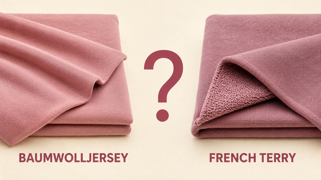 French Terry oder Baumwolljersey?