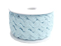Zackenlitze Uni Babyblau 12mm