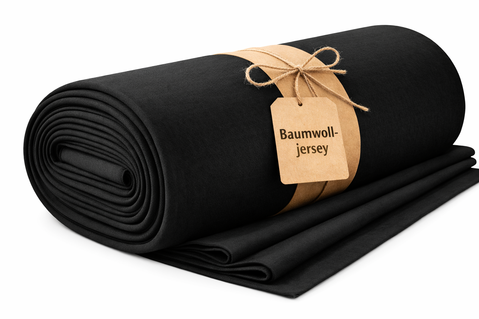 Cotton Jersey Black – OEKO-TEX Standard 100 – 165 cm wide – 210 gsm