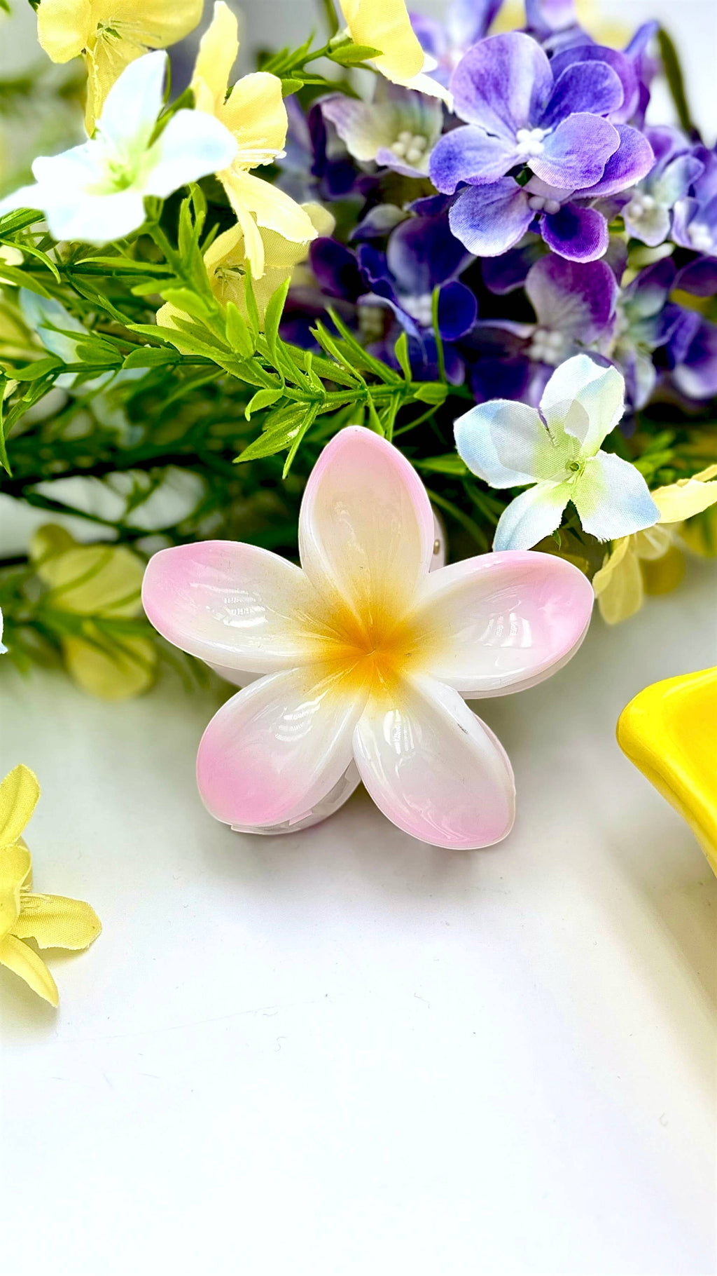 Haarklammer in Blumenform