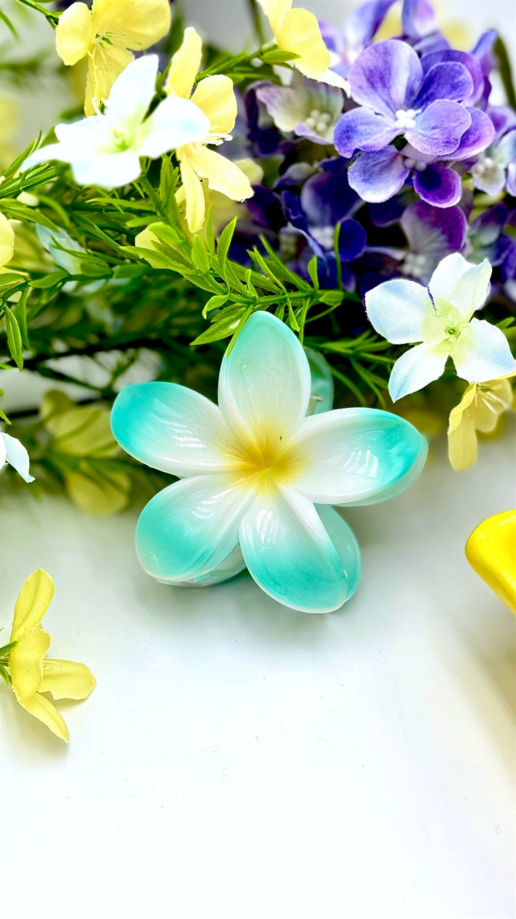 Haarklammer in Blumenform