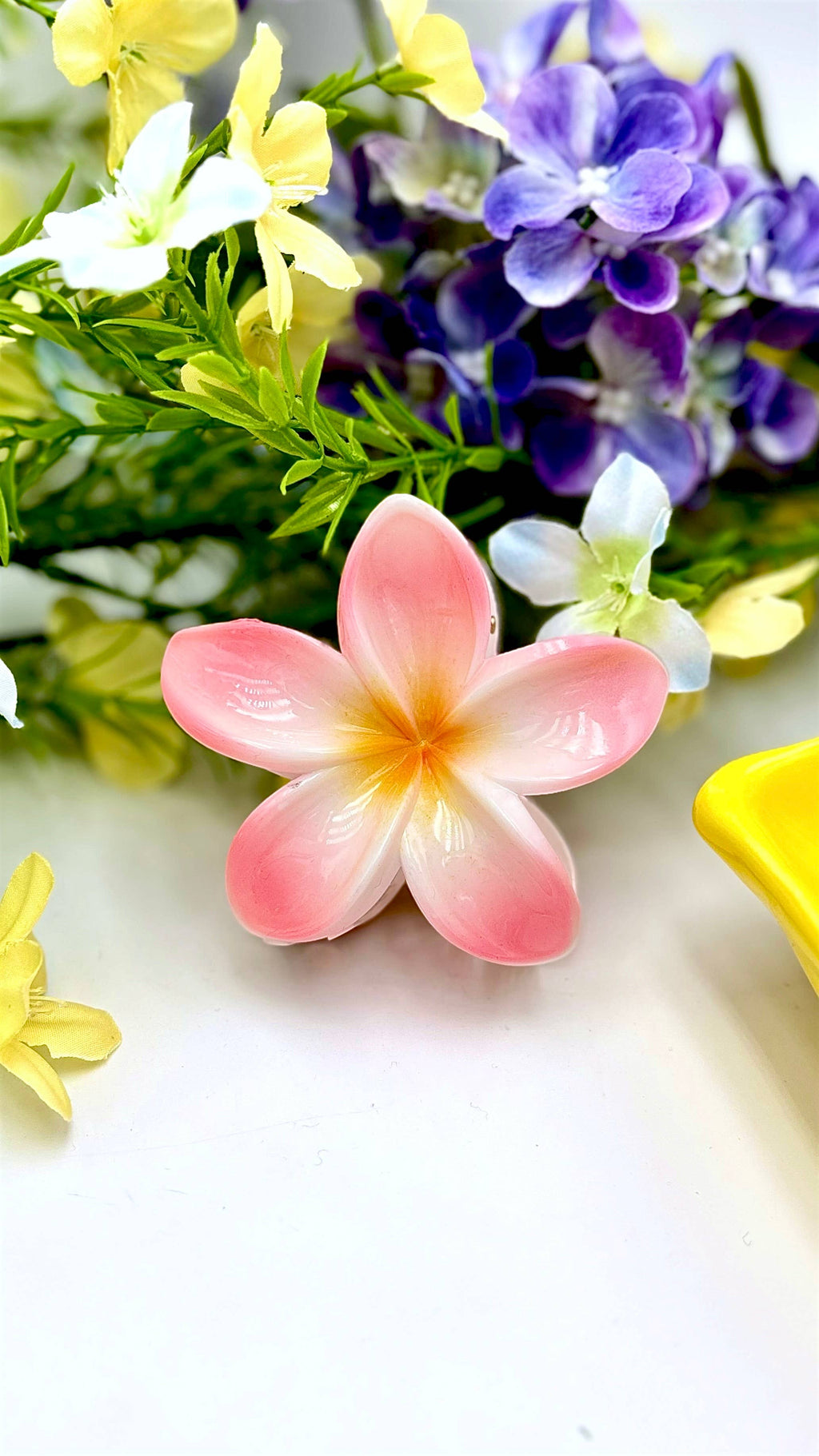 Haarklammer in Blumenform