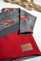 In-house Production Cotton Jersey Fire Brigade Gray
