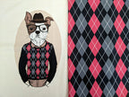 Cotton jersey panel approx. 50 cm Clever Dog