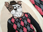 Cotton jersey panel approx. 50 cm Clever Dog
