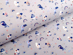 Cotton jersey small toucan light gray