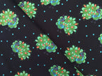 Cotton Jersey Penny Peacock Night Blue