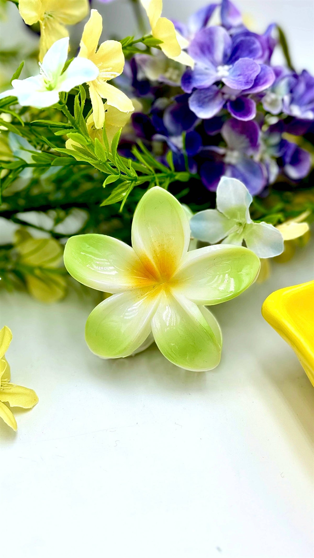 Haarklammer in Blumenform