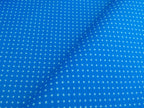 Baumwollstoff Punkte 2mm türkis