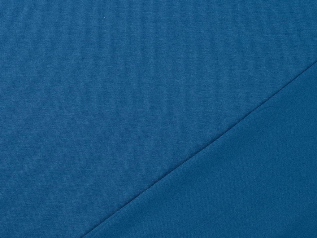 Cotton Jersey Solid Admiral Blue