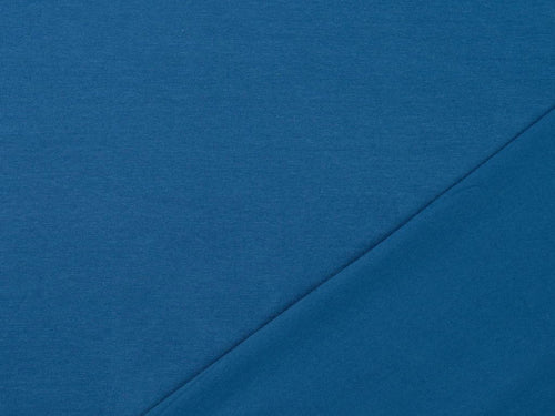 Baumwolljersey Uni Admiral Blau