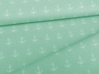 Cotton Fabric Poplin Anchor Mint