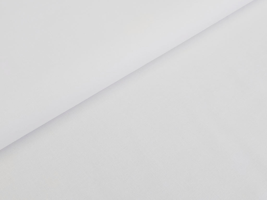 Solid White Cotton Fabric