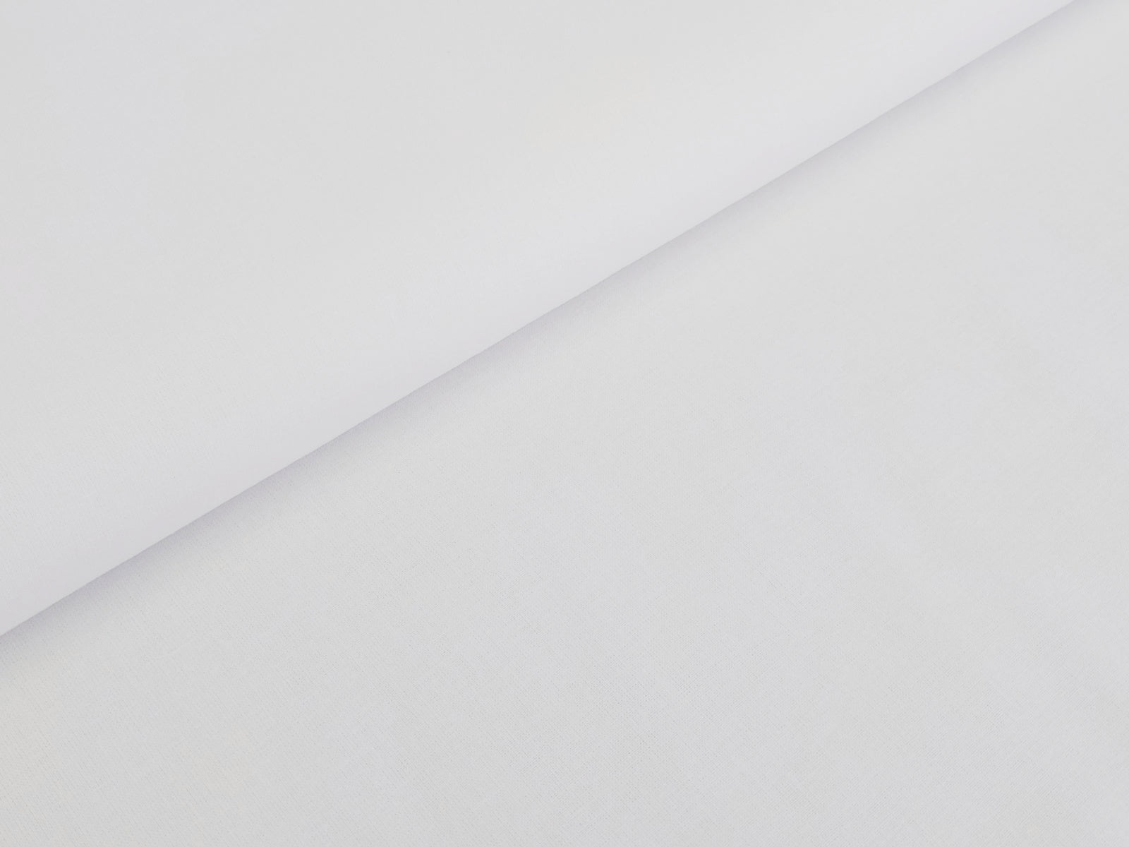 Solid White Cotton Fabric