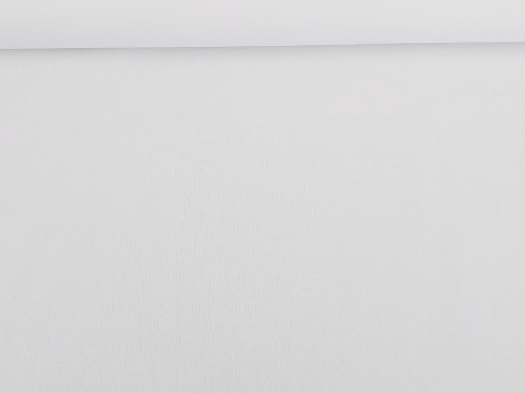 Solid White Cotton Fabric