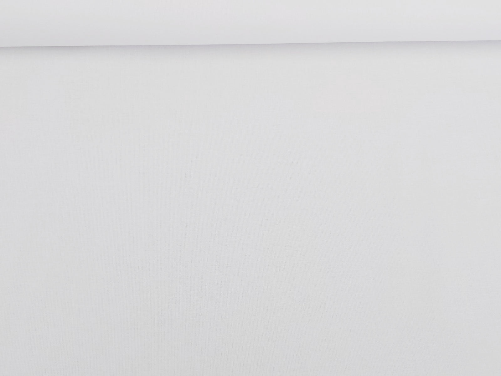 Solid White Cotton Fabric