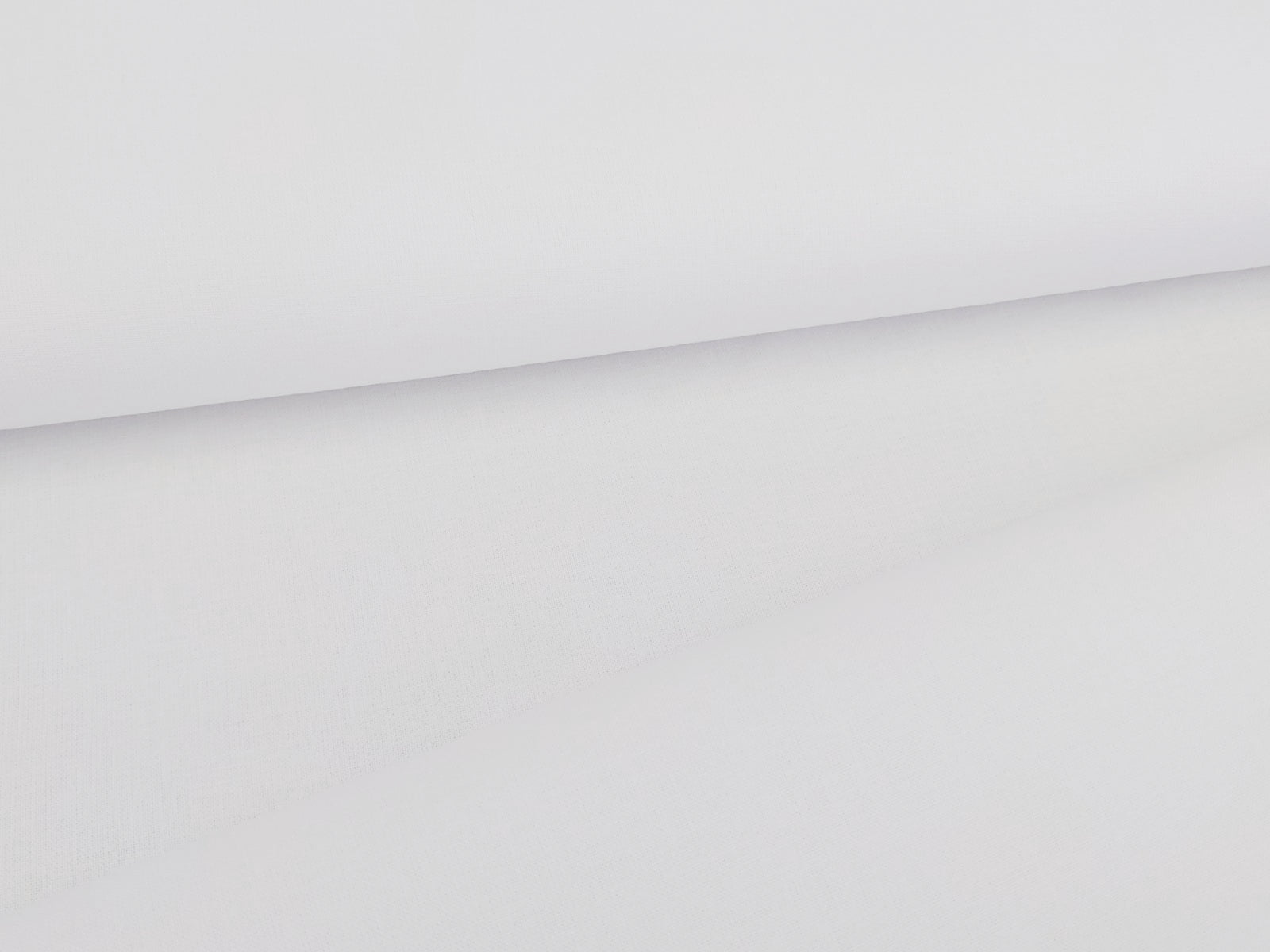 Solid White Cotton Fabric