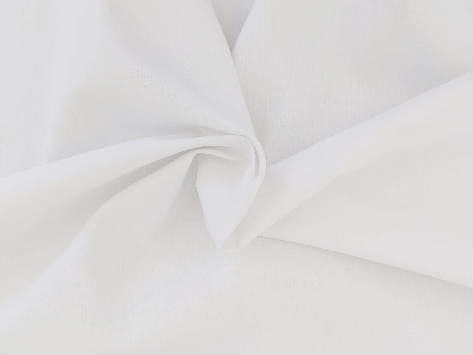 Solid White Cotton Fabric