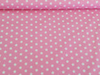 Cotton Fabric Small Stars on Light Pink