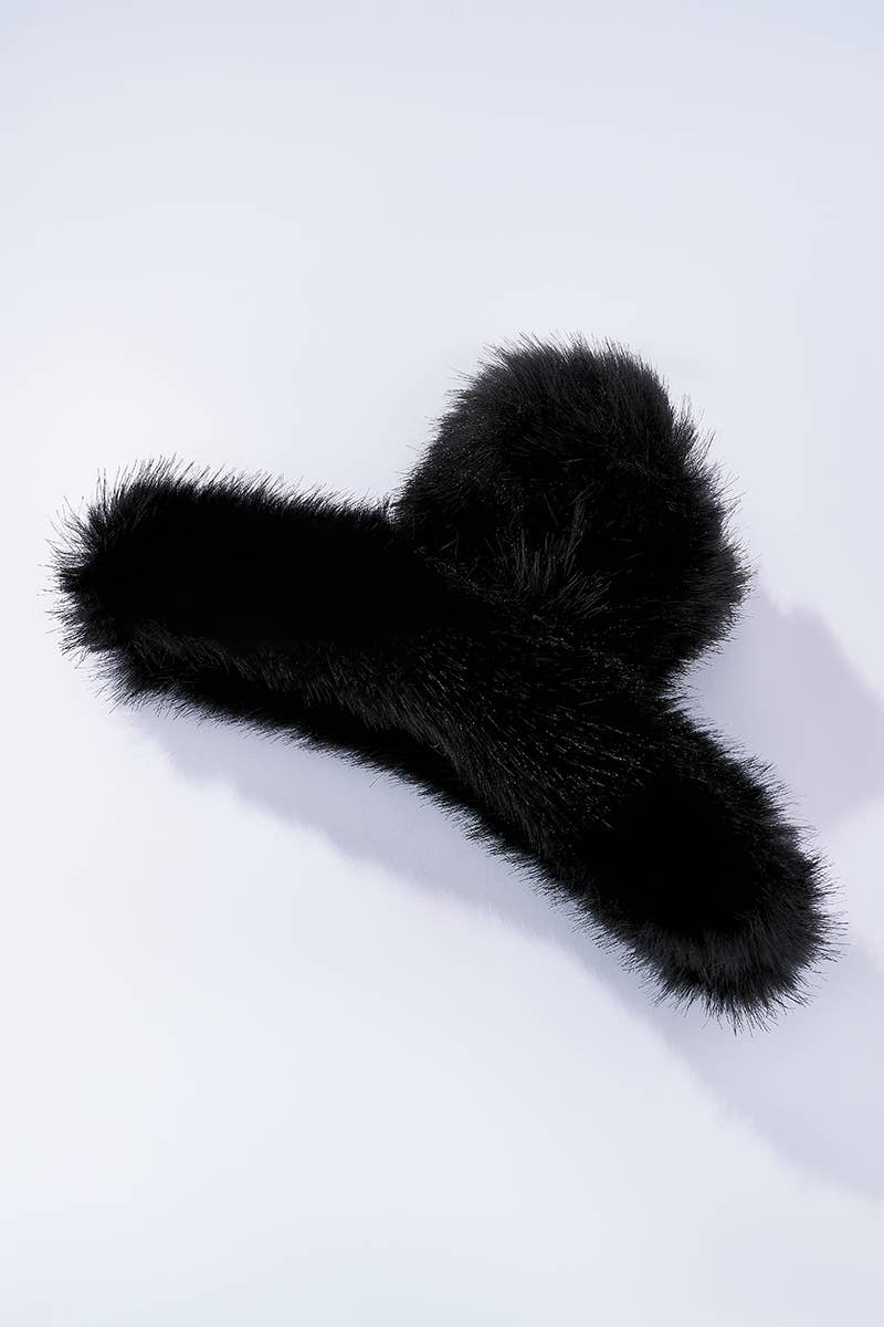 Fluffy Chic Haarspange Flauschig