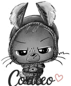 Iron-on transfer rebel bunny