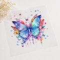 Bügelbild Rainbow Schmetterling