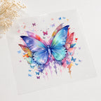 Bügelbild Rainbow Schmetterling