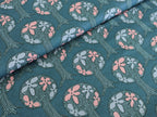 Decorative fabric Rooted Petrol