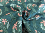 Decorative fabric Rooted Petrol