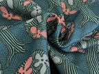 Decorative fabric Rooted Petrol