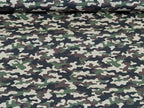 Cotton Fabric Camouflage Green