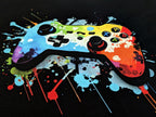 Eigenproduktion Baumwolljersey Panel + Kombi Gameplay Gamecontroller Schwarz Bunt 65 x 165 cm