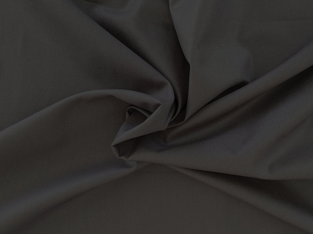 Solid Cotton Fabric Granite Grey
