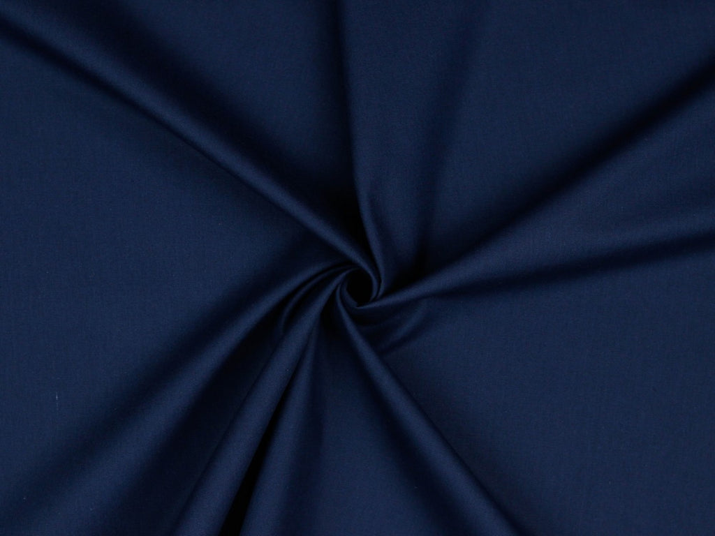 Cotton Fabric Solid Night Blue
