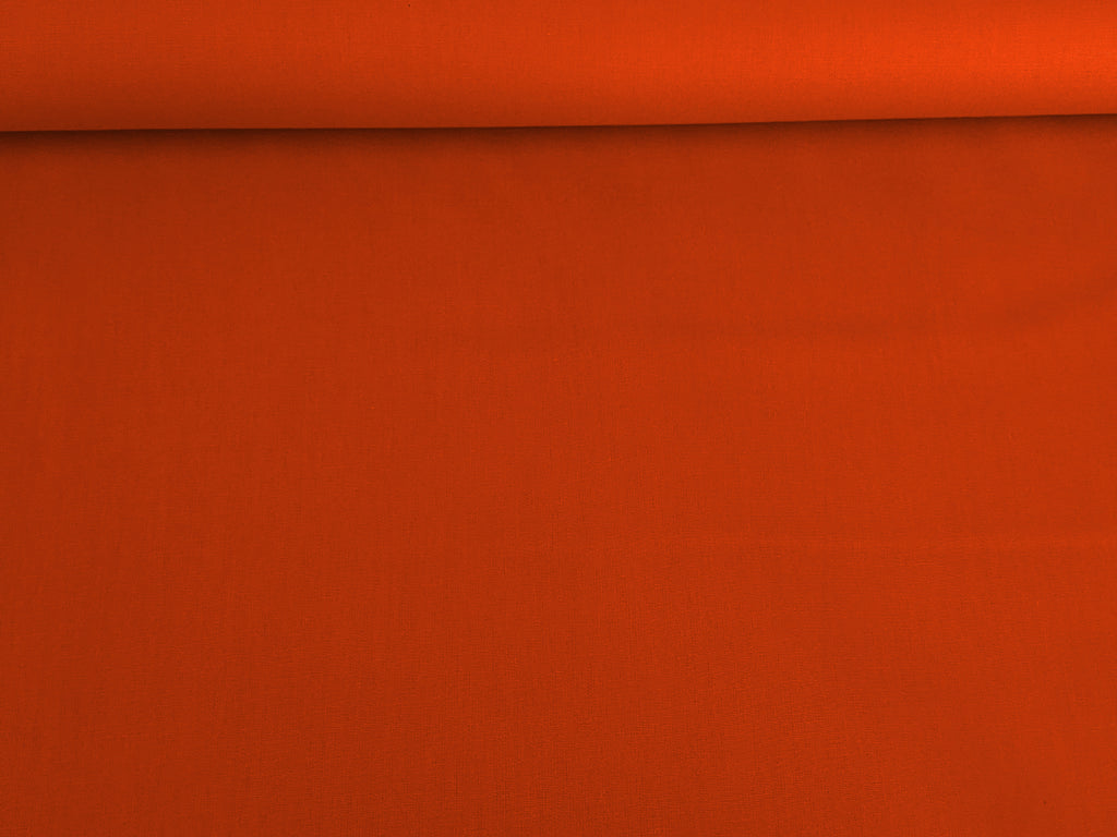 Plain Cotton Fabric Orange
