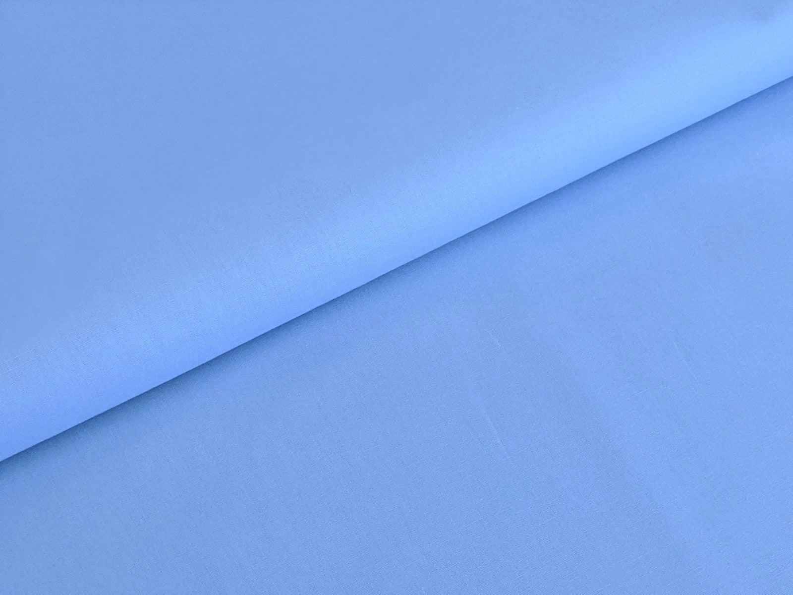Plain Cotton Fabric Light Blue