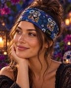 Stirnband Midnight Bloom