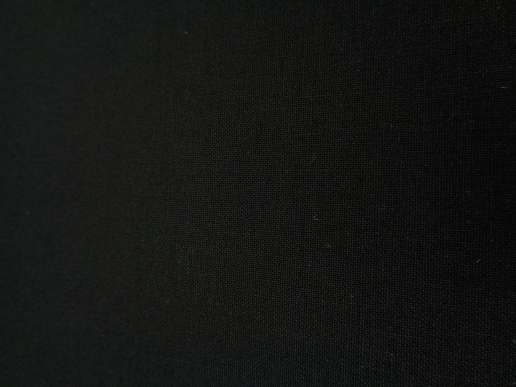 Cotton Poplin Fabric Plain Black