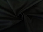 Cotton Poplin Fabric Plain Black
