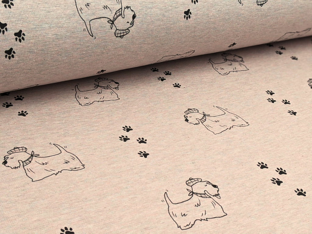 Happy Fleece Dogs In Dusty Salmon Meliert