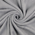 Fleece Fabric Solid Grey