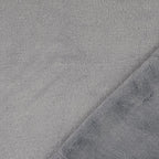 Fleece Fabric Solid Grey