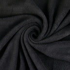 Fleece Fabric Solid Black