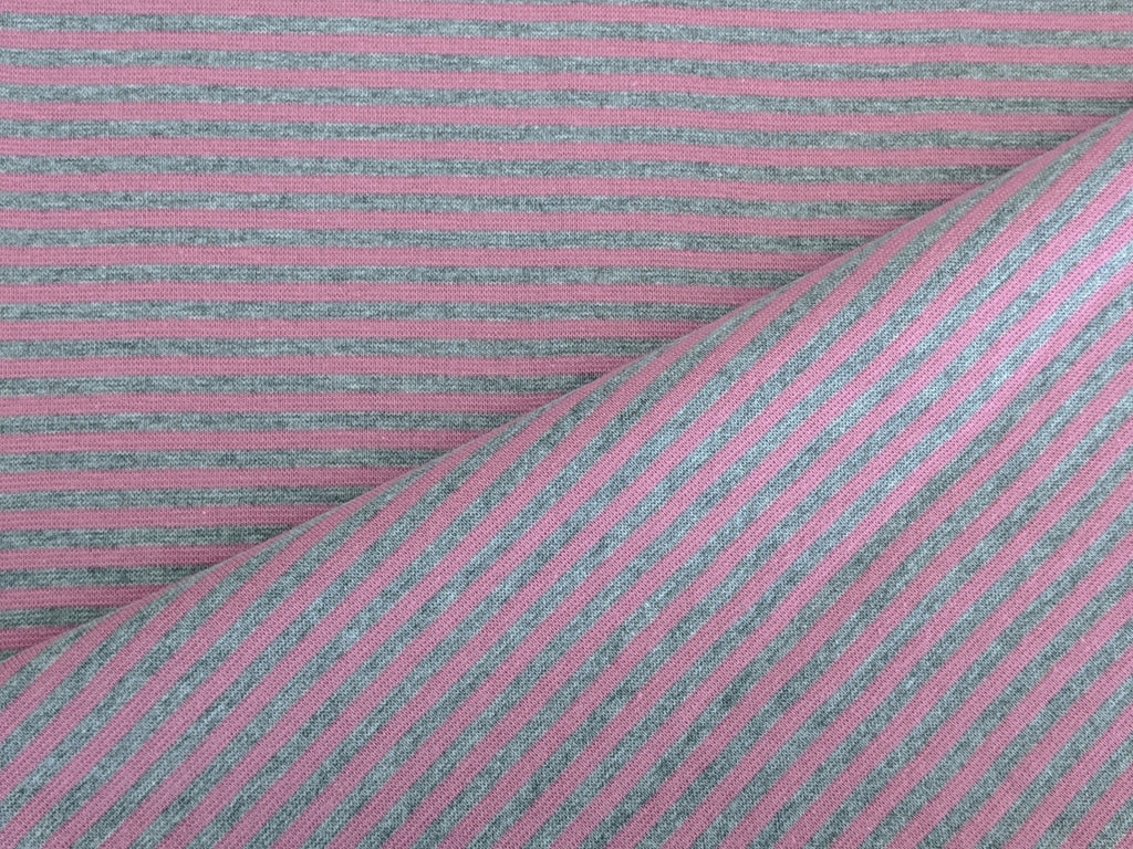 Cuffs Stripes Light Pink / Light Gray Mélange 3mm