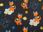 French Terry Dragon Star Granit