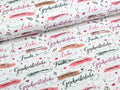 In-house production cotton jersey Lotti and Friends on White