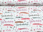 In-house production cotton jersey Lotti and Friends on White