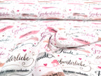 In-house production cotton jersey Lotti and Friends on White
