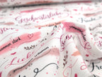 In-house production cotton jersey Lotti and Friends on White