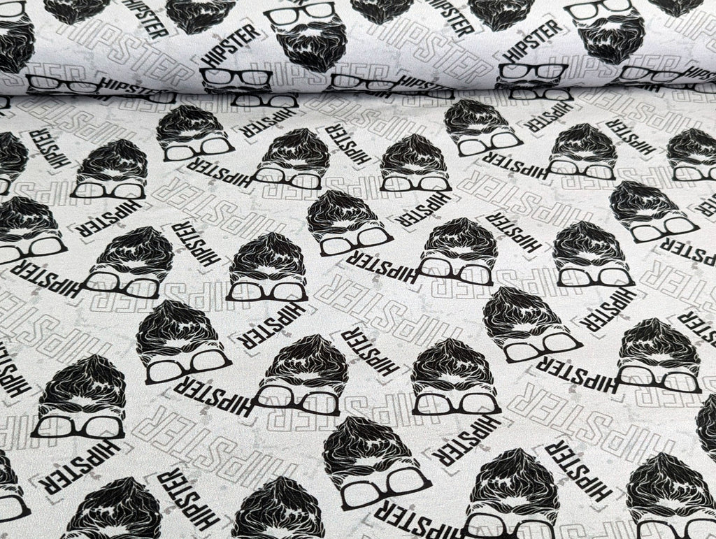 French Terry Printed Hipster KATINOH Gray